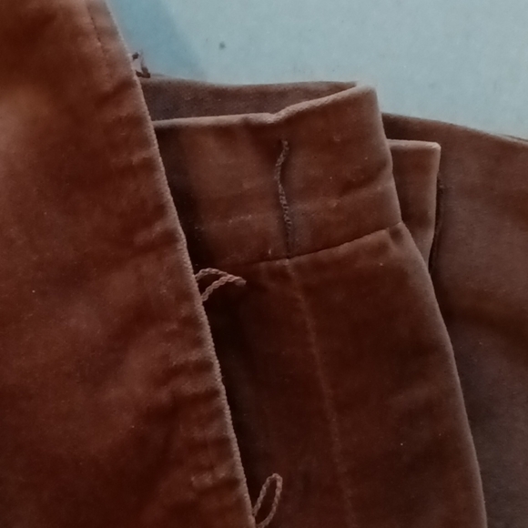 Suit by Prophecy EUC caramel brown velveteen VTG from 1970s skirt and blazer - Picture 15 of 16